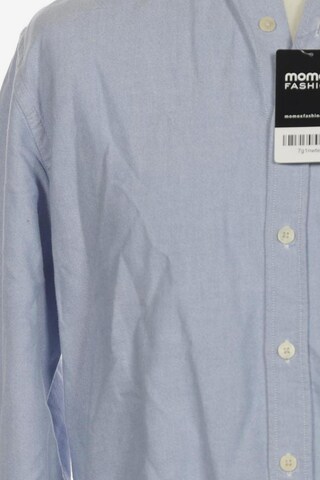 MANGO MAN Button Up Shirt in L in Blue