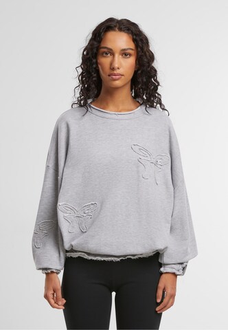 Sweat-shirt Felicious en gris : devant