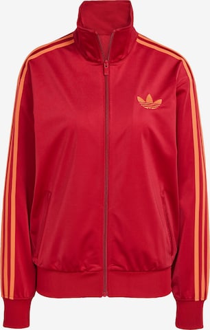 Giacca di felpa 'Adicolor Classic Firebird' di ADIDAS ORIGINALS in rosso: frontale