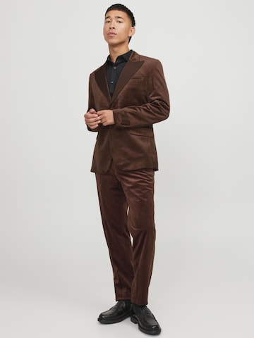 JACK & JONES Regular Suit in Brown: front