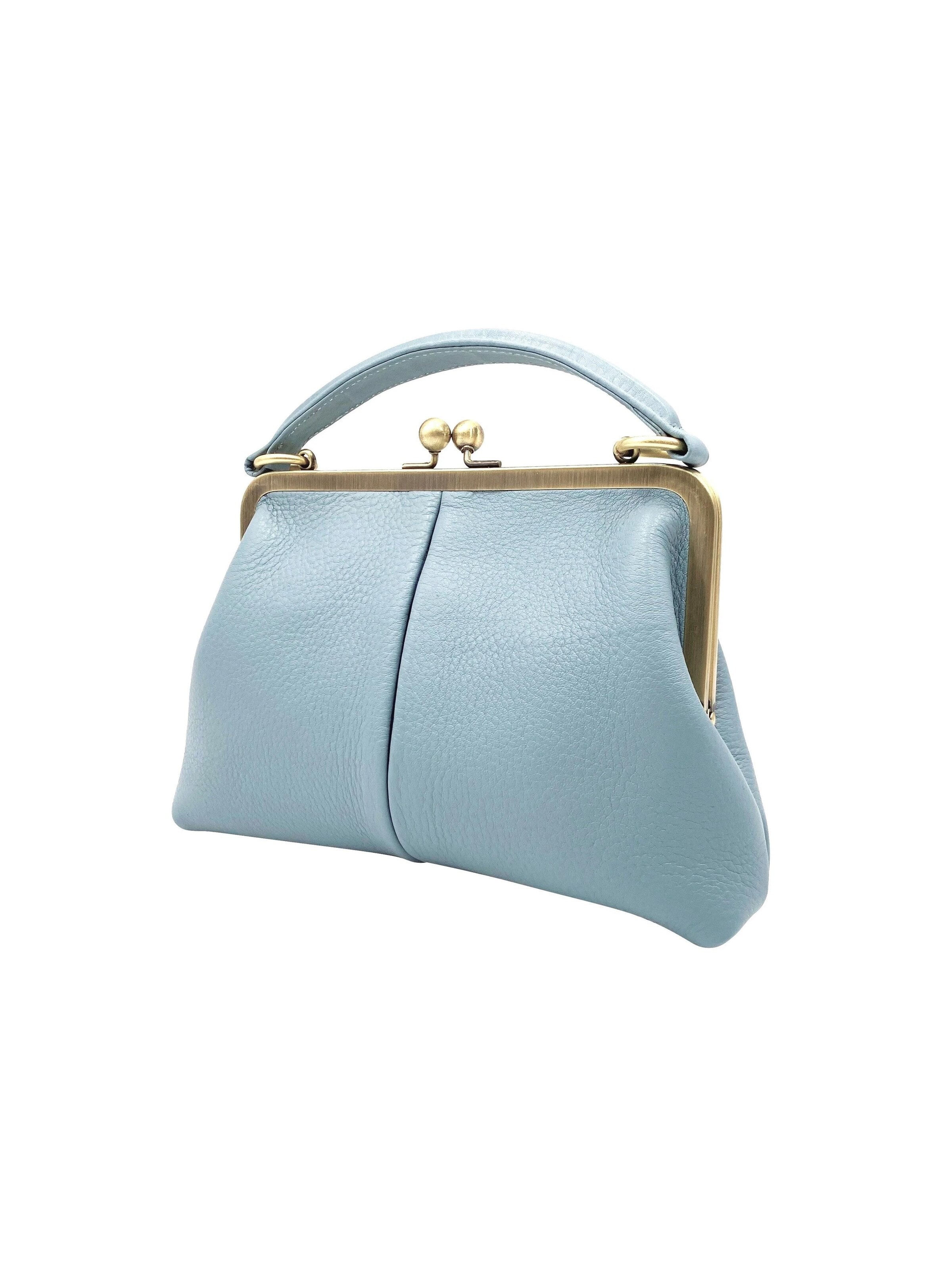 Sacs à main 'Kleine Olive – Leder Handtasche & Umhängetasche' Taschenkinder en bleu