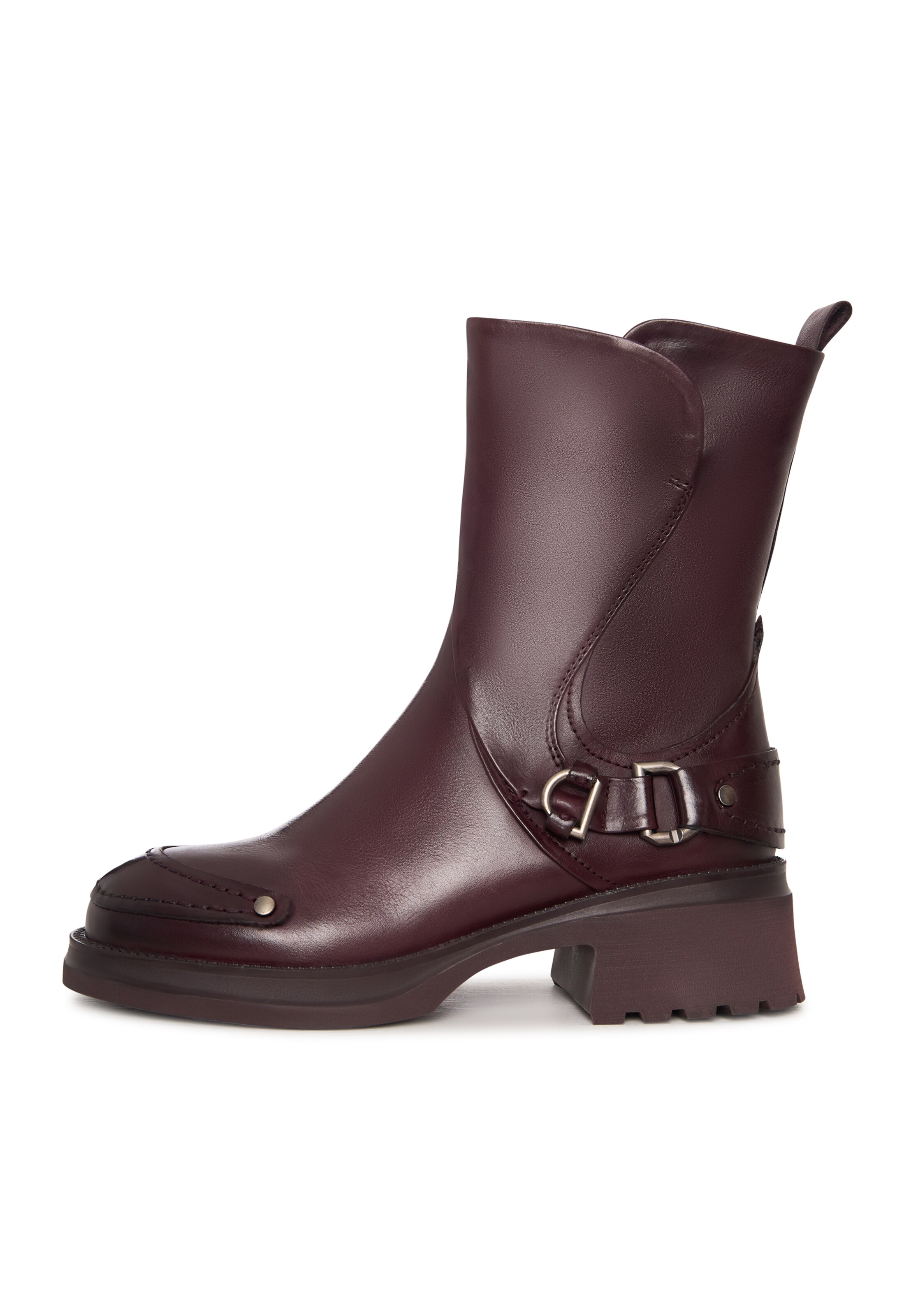 CESARE GASPARI Boots in 37 in de kleur Bordeaux, Productweergave