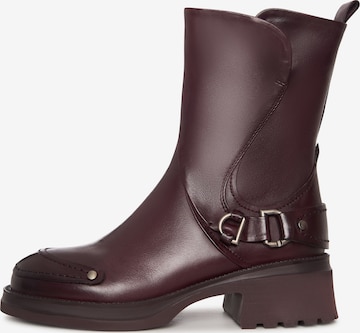 CESARE GASPARI Boots in Rood: voorkant