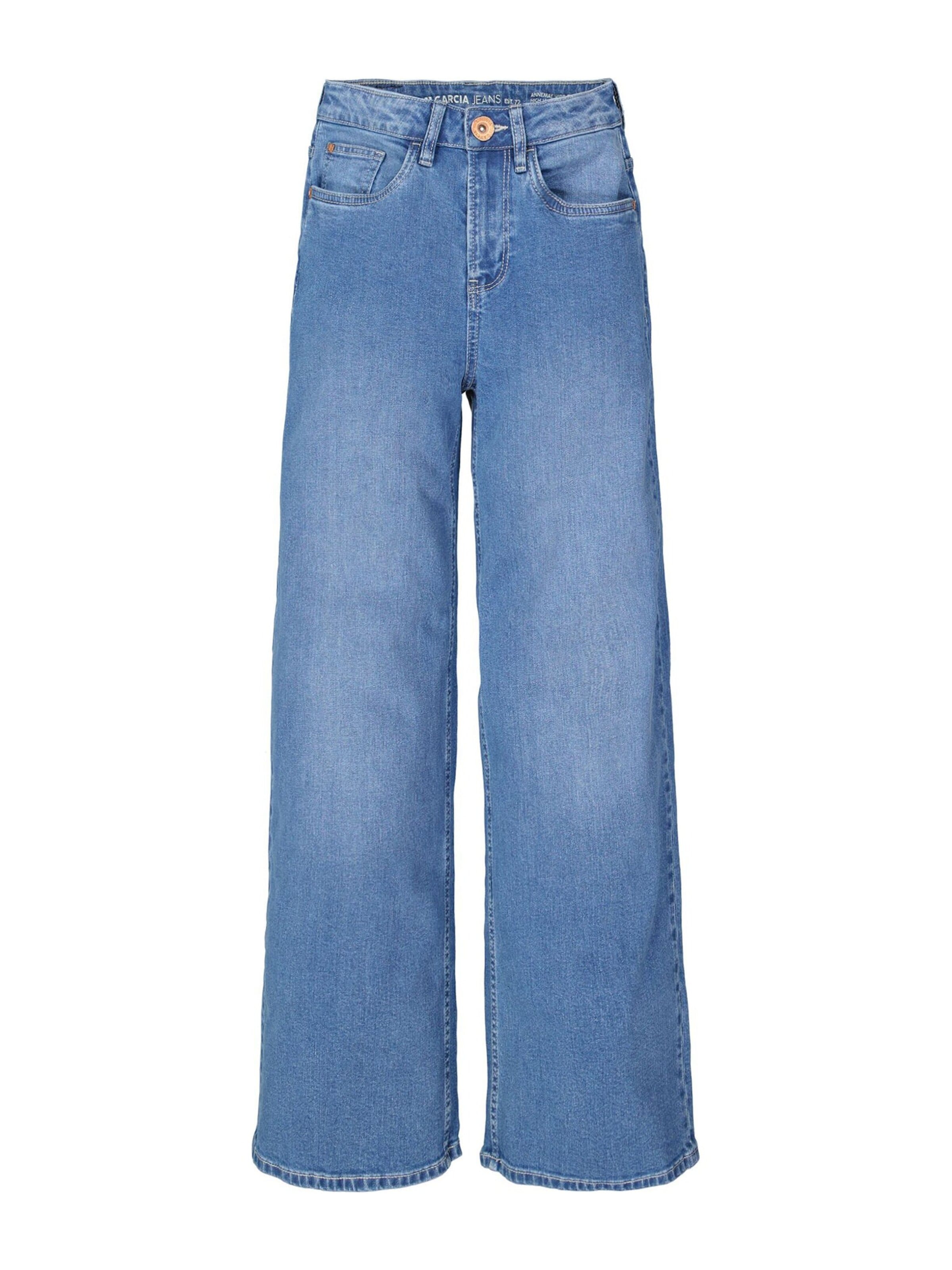 GARCIA Slim fit Jeans 'Wide Leg Pant Jeans slim fit' in Blue: front