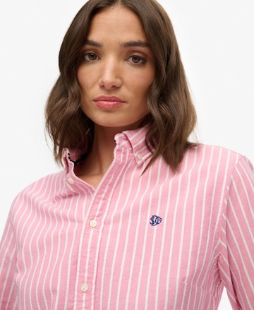 Chemisier Superdry en rose