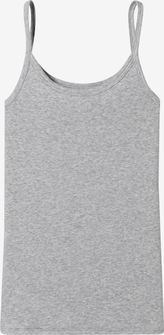 SCHIESSER Top 'Pure Rib' in Grey: front