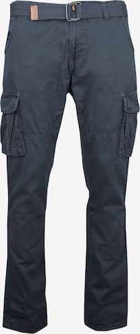 INDICODE JEANS Cargo Pants in Blue: front