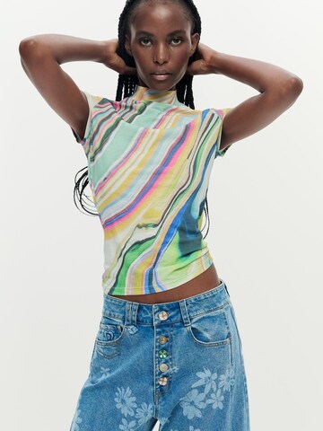 Desigual Тениска в зелено: отпред