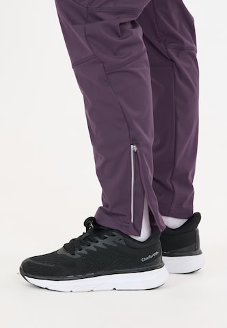 ENDURANCE Slim fit Workout Pants 'Eluna' in Purple
