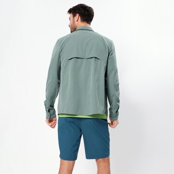 OCK Regular fit Athletic Button Up Shirt in Green
