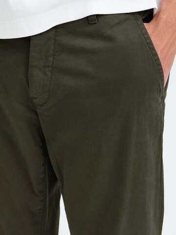 Casual Friday Slim fit Chino Pants 'Viggo' in Green