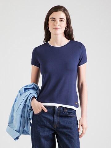 T-shirt 'Camilla' 19V69 ITALIA en bleu : devant
