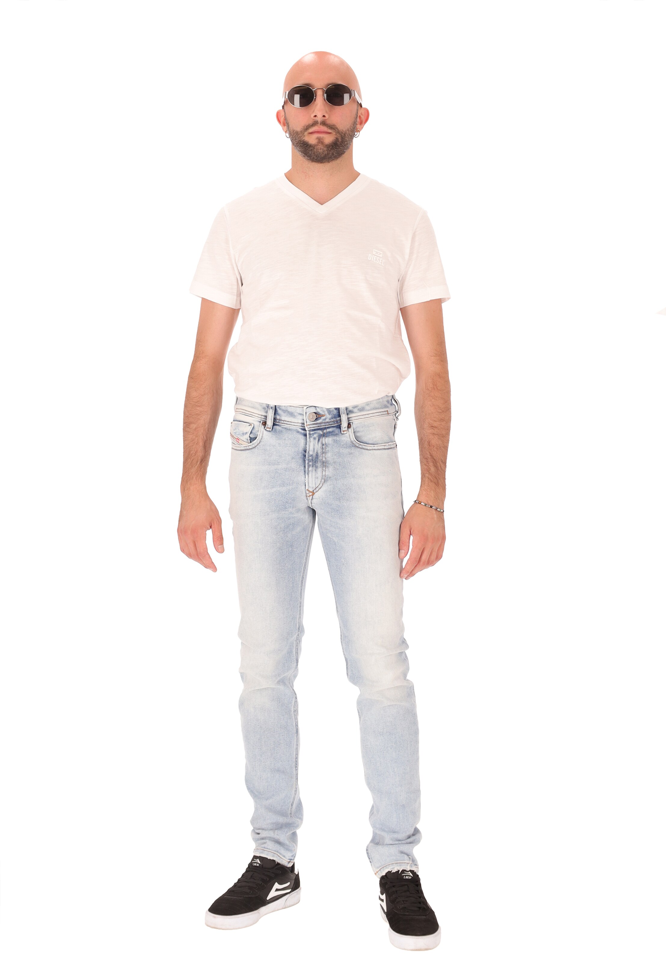 DIESEL Slimfit Jeans in Blau: Vorderseite