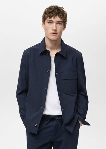 MANGO MAN Jacke 'Creta' in Blau: Vorderseite