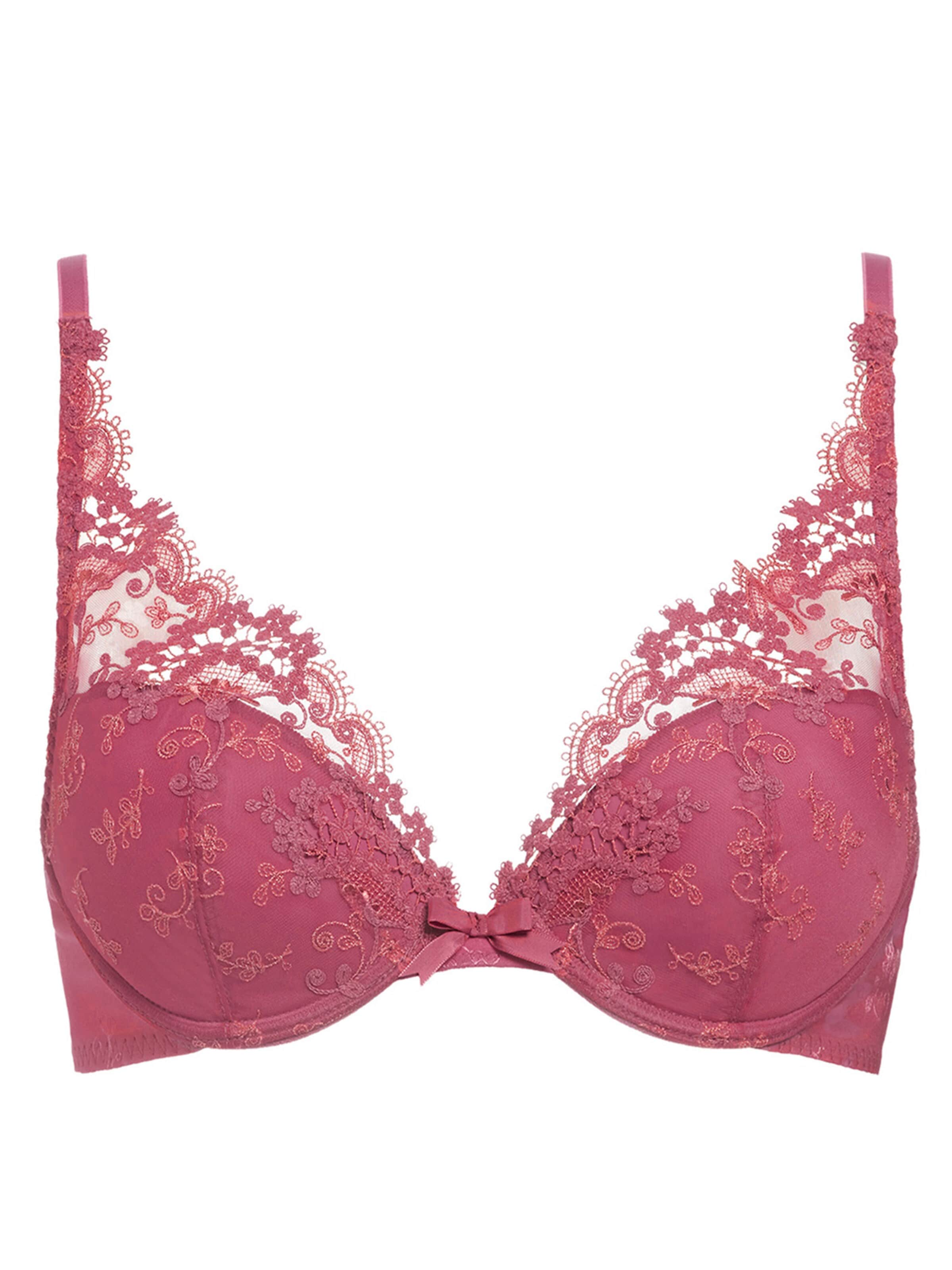 Simone Perele Push-up Bra 'Wish' in Red: front