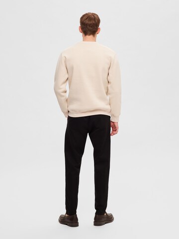 SELECTED HOMME Sweatshirt 'Hankie' in Beige