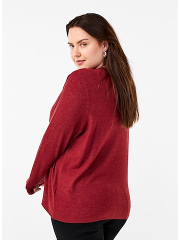 Zizzi Pullover 'Flnoma' in Rot
