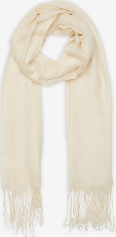 Noolur Scarf 'CAPAO' in White: front