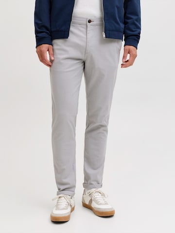 JACK & JONES Slimfit Hose 'JPSTMARCO JJFURY' in Grau: Vorderseite