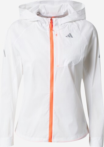 ADIDAS PERFORMANCE Sportjacke 'Fast ' in Weiß: predná strana