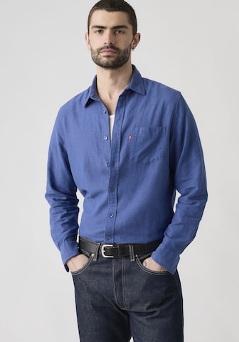 LEVI'S ® Regular fit Button Up Shirt 'Sunset' in Blue
