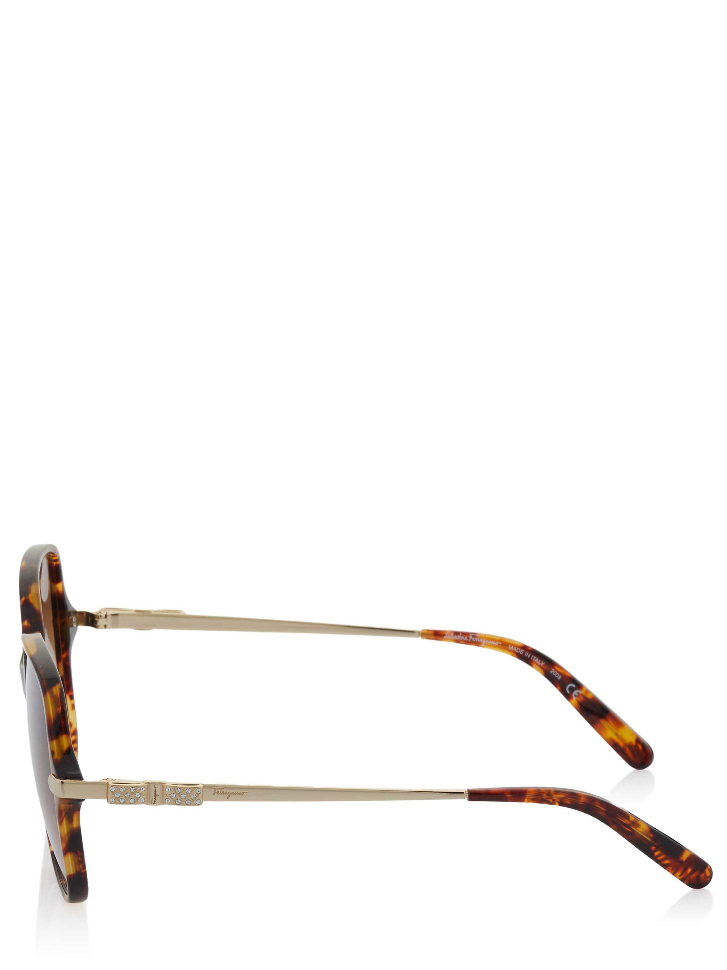 Salvatore Ferragamo Sunglasses in Brown