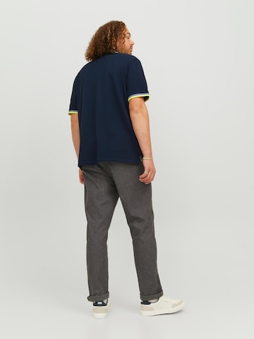 T-Shirt 'Paulos' Jack & Jones Plus en bleu