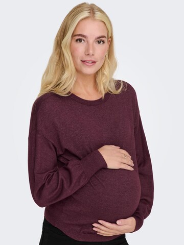 Only Maternity Sweater in Red