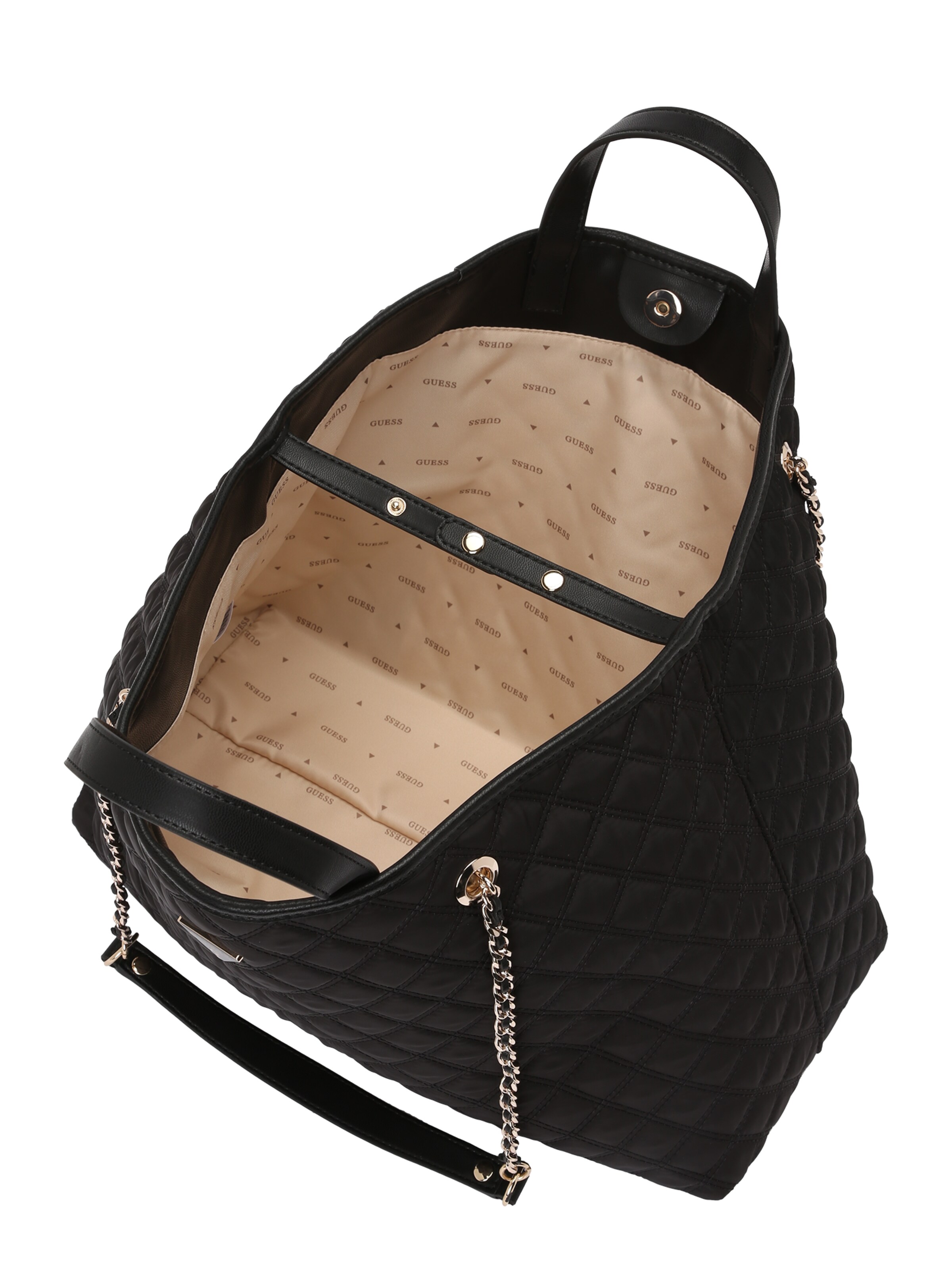 Shopper 'GIULLY II LARGE 2 IN 1 TOTE' di GUESS in nero