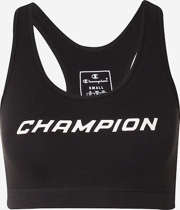 Champion Authentic Athletic Apparel Bustier Biustonosz sportowy w kolorze czarny: przód