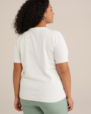 WE Fashion - Jersey en blanco