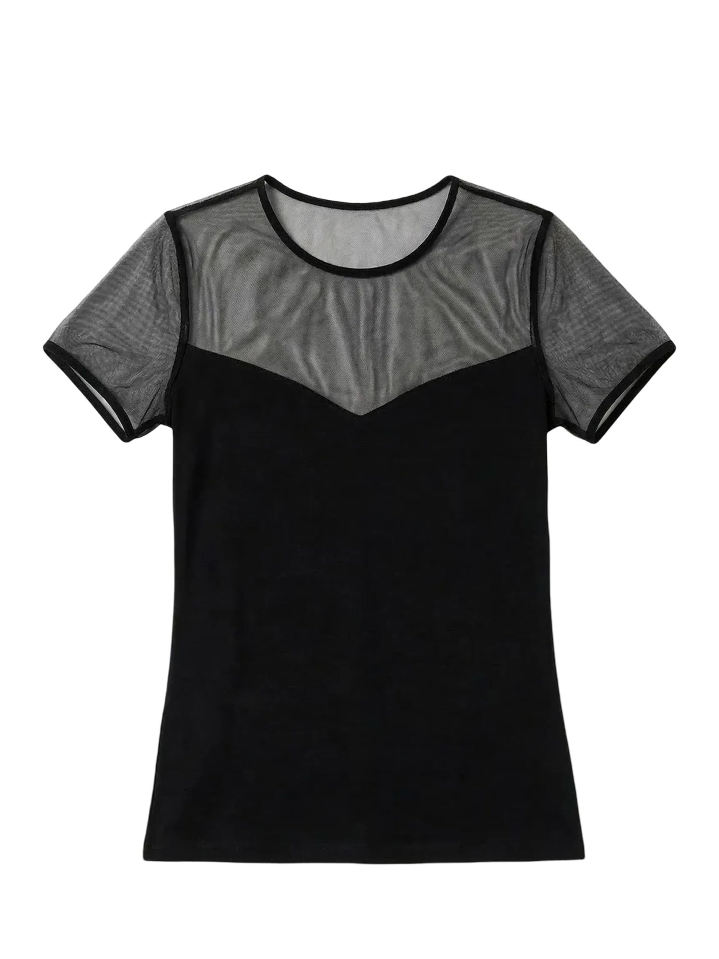 ÖTS Majica 'T-Shirts' | črna barva: sprednja stran