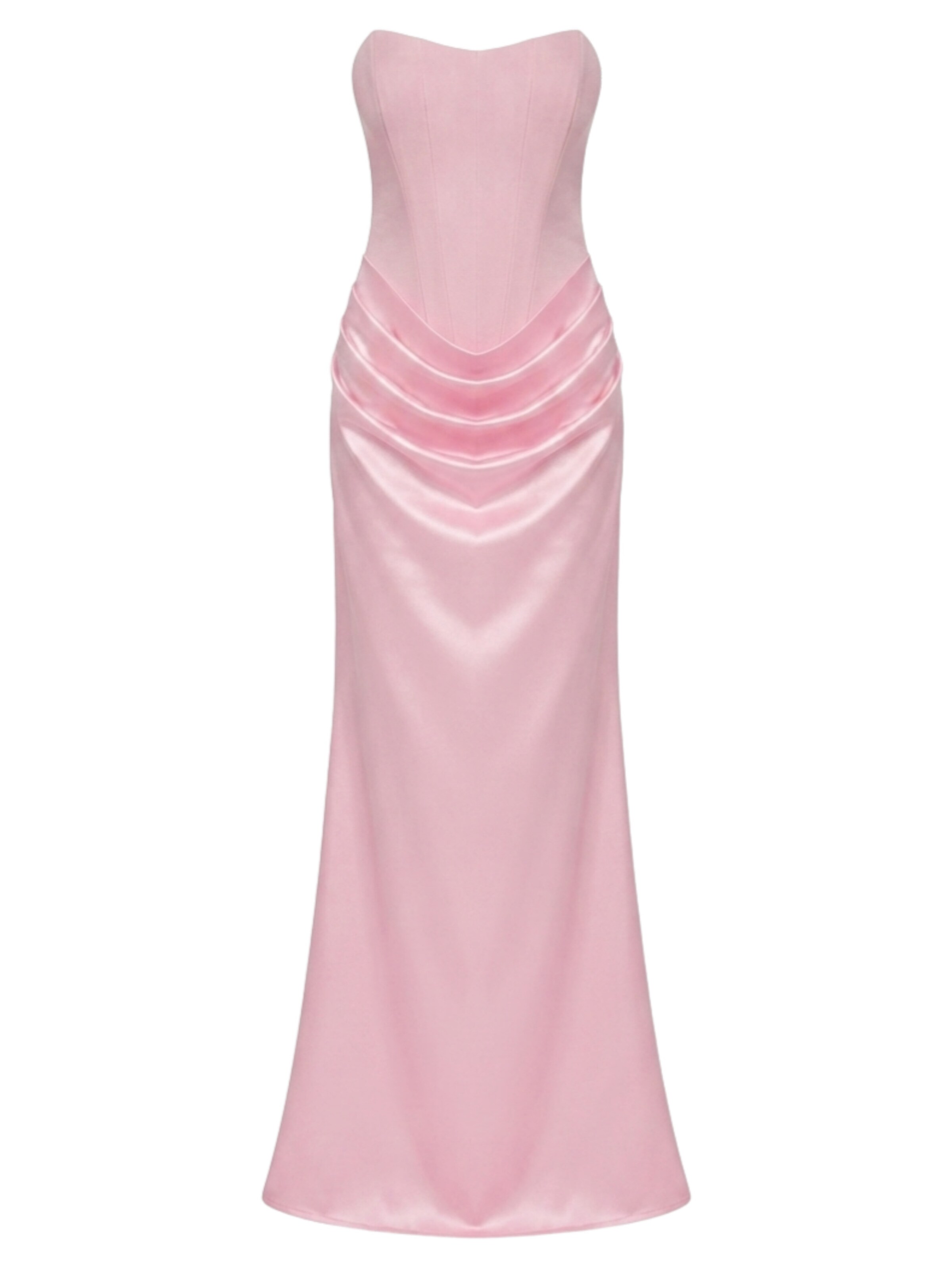 Ombre - Vestido de noche en rosa: frente