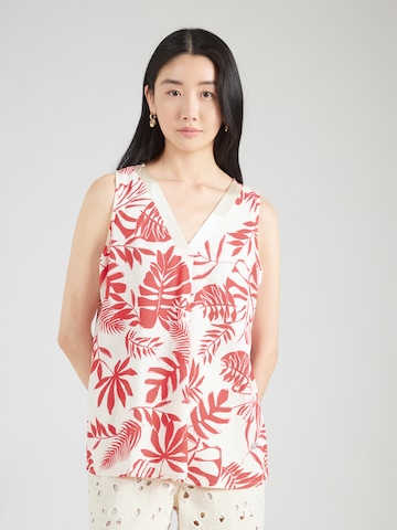 Camicia da donna 'Su44eann' di ZABAIONE in rosso: frontale