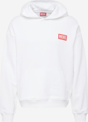 Sweat-shirt DIESEL en blanc : devant