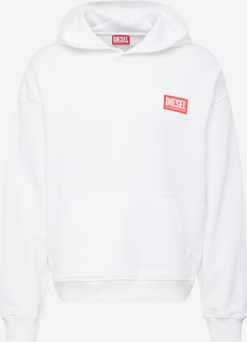 Sweat-shirt DIESEL en blanc : devant