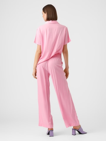 VERO MODA Loosefit Παντελόνι 'SADIATIKA' σε ροζ