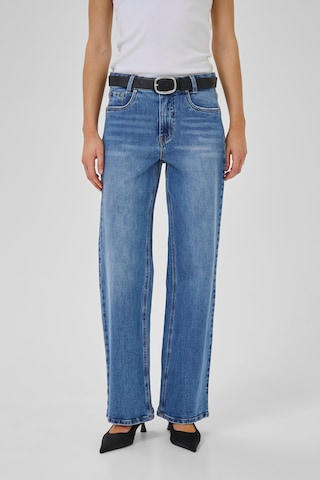 My Essential Wardrobe Wide Leg Jeans 'Louis 144' i blå: forside