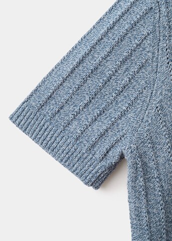 MANGO MAN Pullover 'Estreta' in Blau