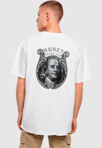 2Y Premium Shirt 'Money Never Lies' in Weiß: Vorderseite