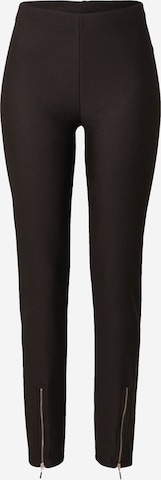 PIECES Skinny Pants 'Bastiana' in Black: front