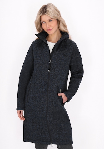 Schmuddelwedda Fleece jas in Blauw: voorkant