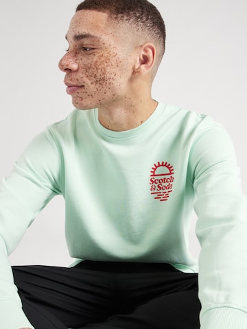 SCOTCH & SODA Sweatshirt in Groen