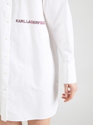 Karl Lagerfeld Blouse 'IKONIK' in White