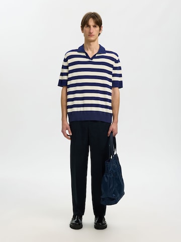 SELECTED - Camiseta en azul
