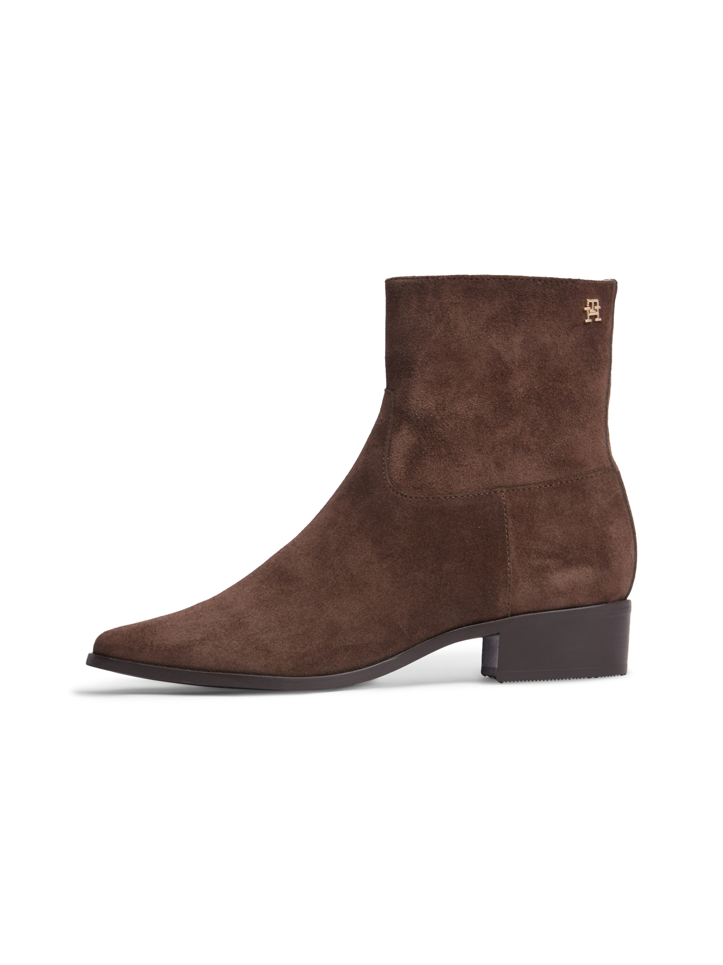 Bottines TOMMY HILFIGER en marron : devant