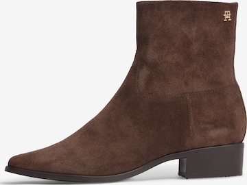 Bottines TOMMY HILFIGER en marron : devant