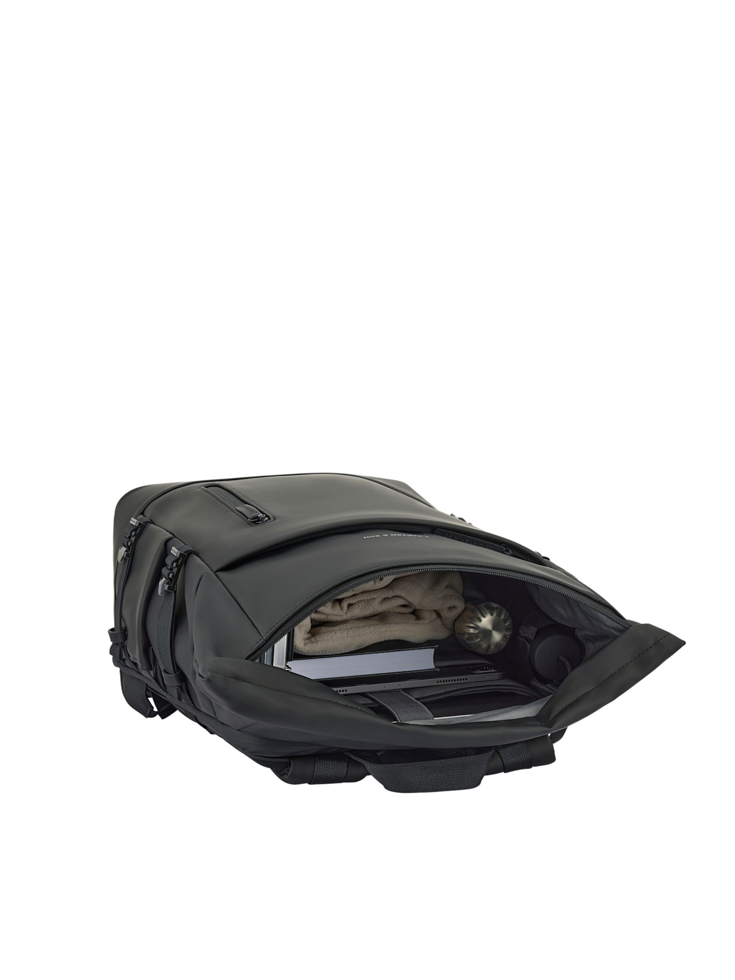 Kapten & Son Backpack 'Helsinki Pro' in Black