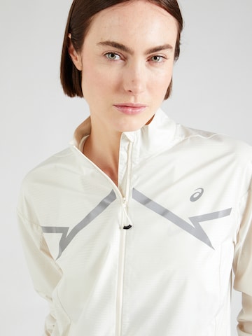 ASICS Sportjacke 'LITE-SHOW' in Weiß