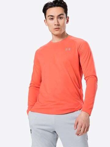 UNDER ARMOUR Performance Shirt 'Streaker' in Red: front